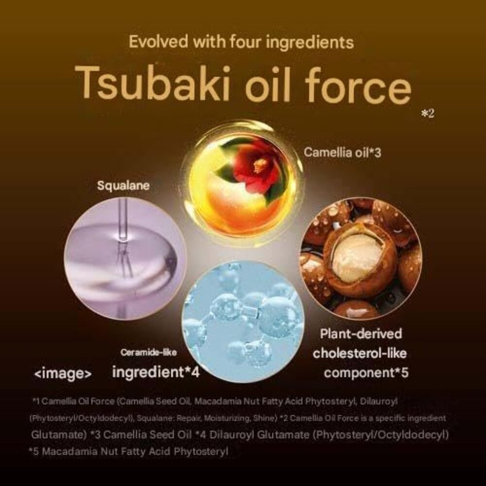 Tsubaki Hair Professional Premium Moist Repair Shampoo (2 refills) 300ml KOREAN - Picture 3 of 3